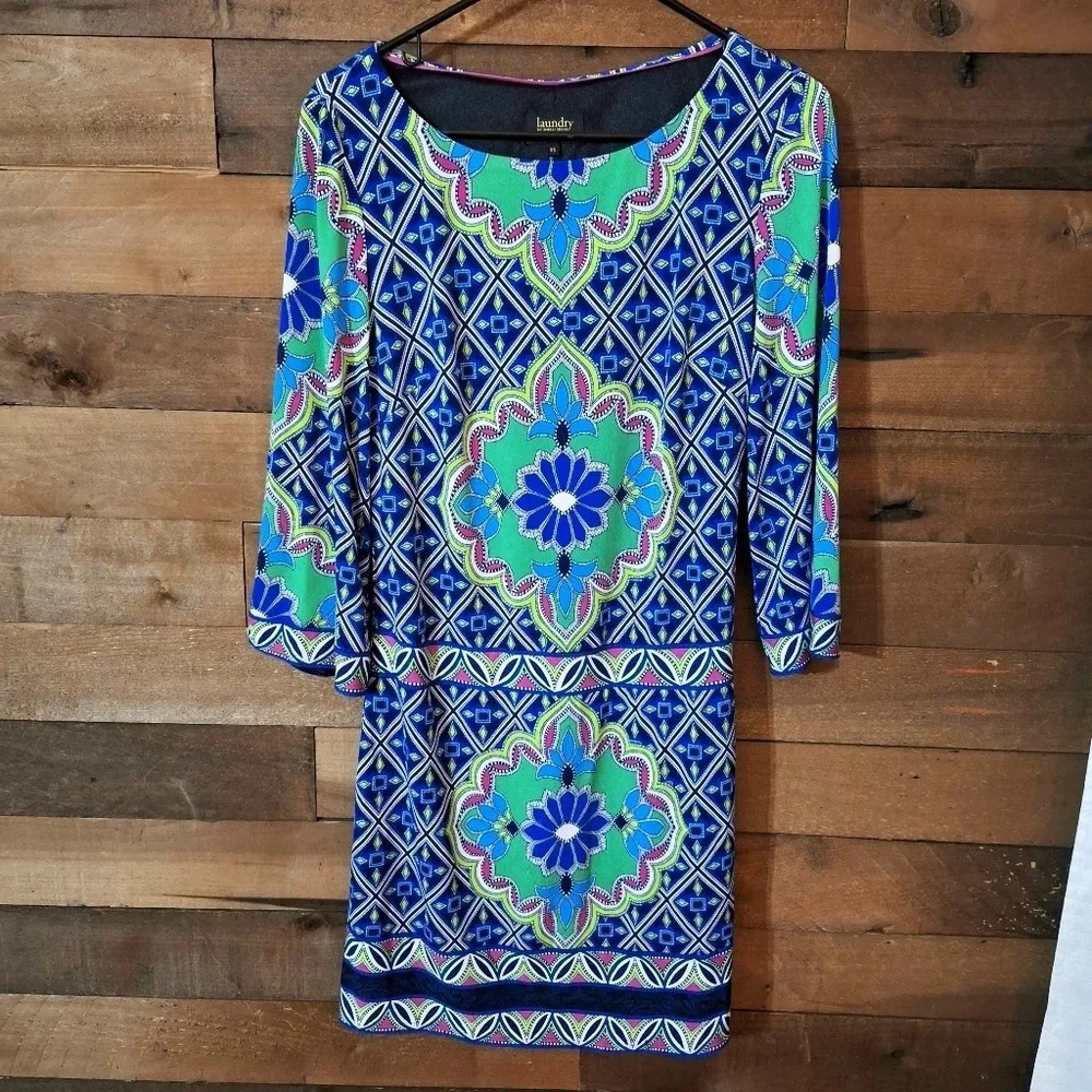 Laundry by Shelli Segal Art Deco Dress Sz XS